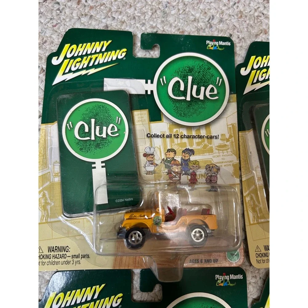 Johnny Lightning Clue Character Cars Lot Of 9 New In Package Collectible‎ Toys